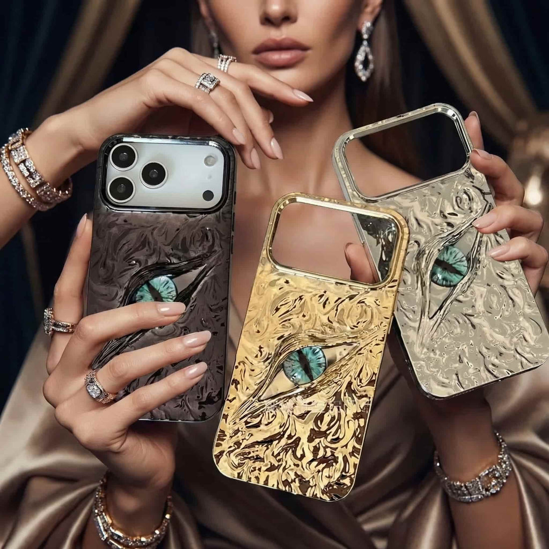 Mystic Eye 3D Molten Metal Phone Case