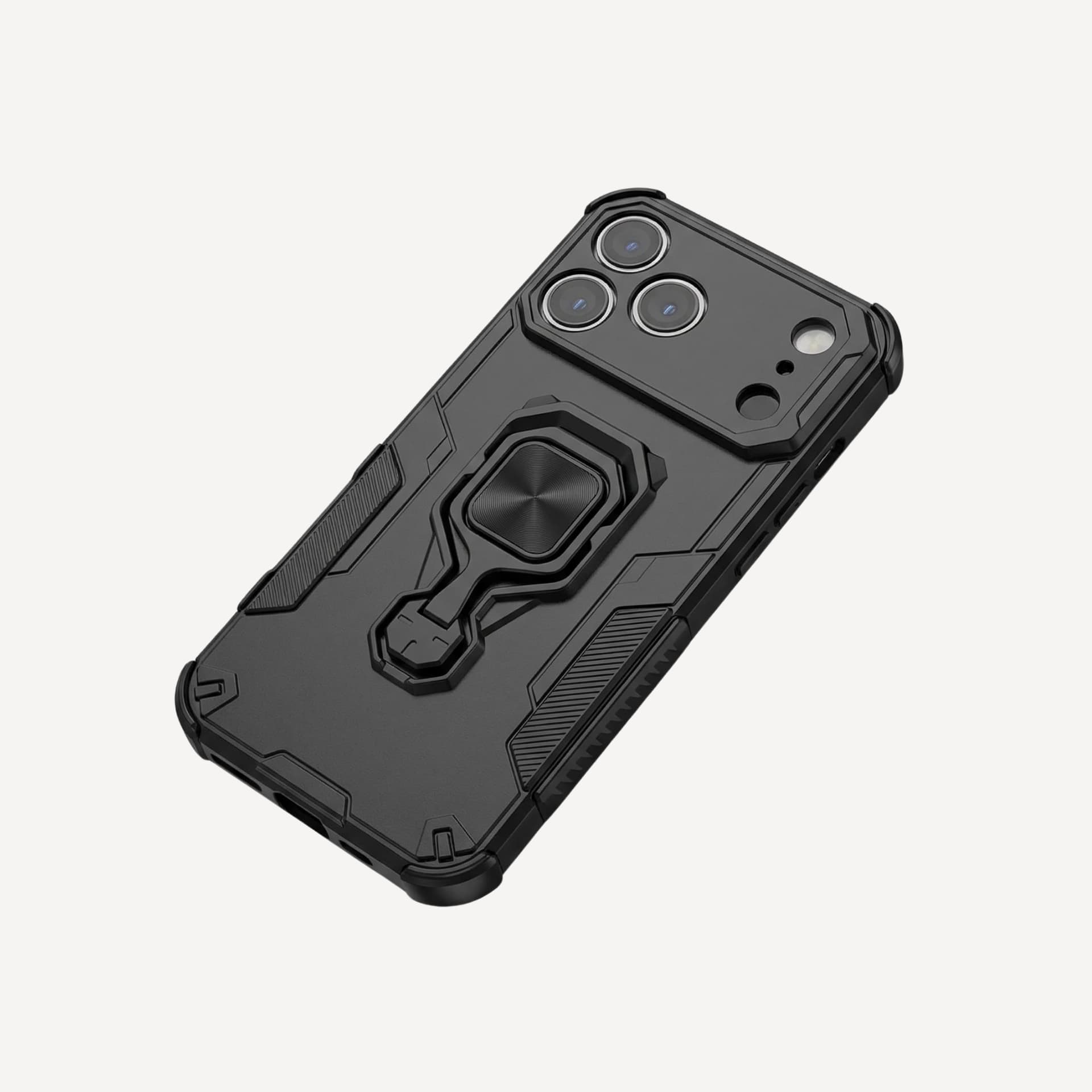 Heavy Duty Armor Case with 360° Rotating Ring Kickstand