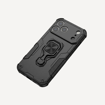 Heavy Duty Armor Case with 360° Rotating Ring Kickstand